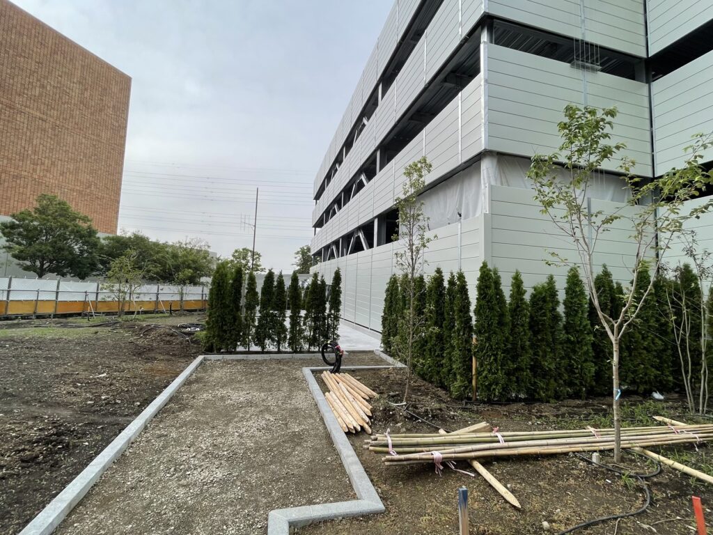 (仮称)海老名駅間C棟マンション計画、リーフィアタワー海老名クロノスコートの工事現場写真
