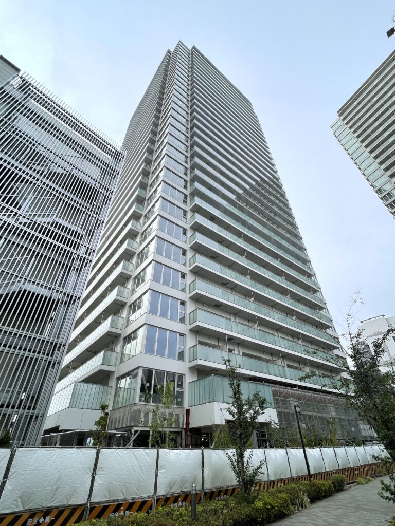 (仮称)海老名駅間C棟マンション計画、リーフィアタワー海老名クロノスコートの工事現場写真