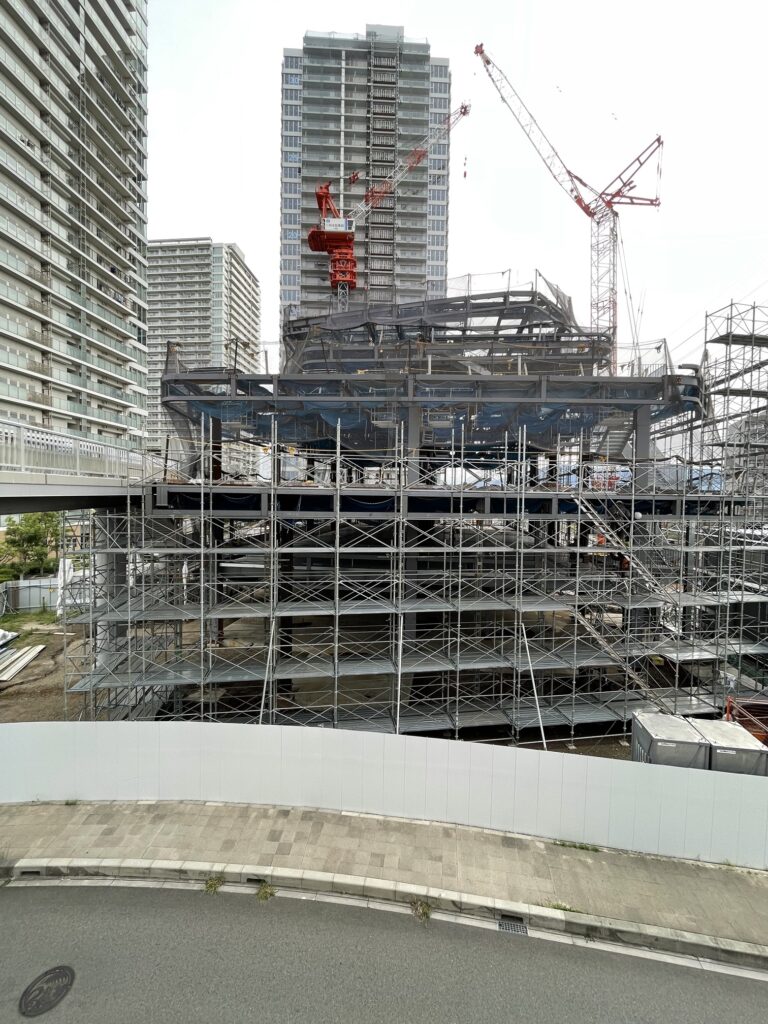ビナガーデンズA2地区新築工事 2026年6月の工事現場の様子。
